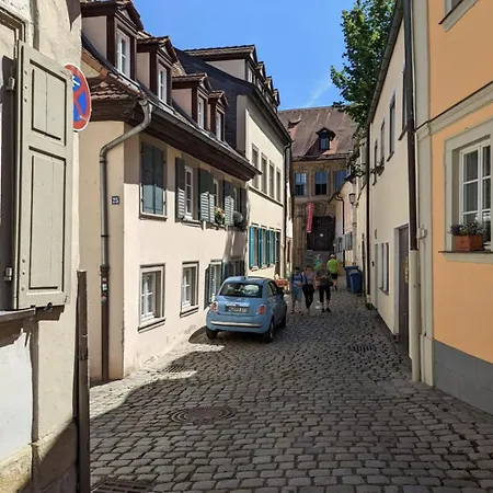 公寓 Altstadtwohnung Mit Schoener Terrasse 巴姆贝格